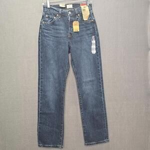 Levis 501 26x30 Curve Jeans High Rise Straight Button Fly Medium Wash